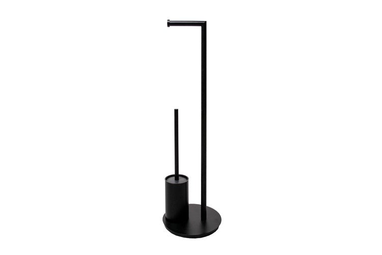 ADP Staten Freestanding Toilet Caddy - Matte Black - Wellsons