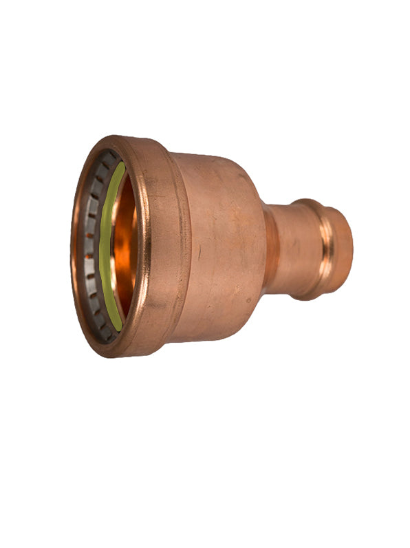 Copper Press Reducing Coupling Gas 80MM X 40MM - Wellsons