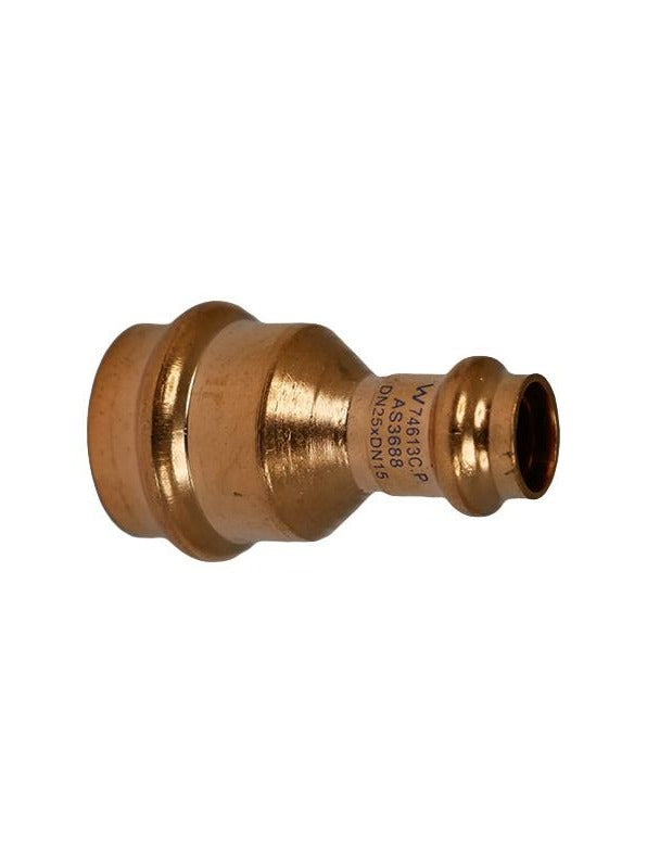 Copper Press Reducing Coupling Water 25MM X 15MM - Wellsons