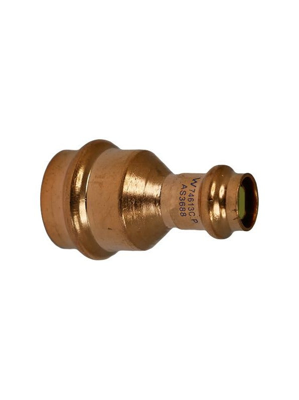 Copper Press Reducing Coupling Gas 20MM X 15MM - Wellsons