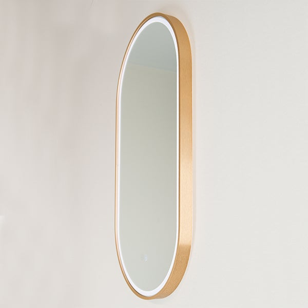 Remer Gatsby Backlit LED Touch Sensor Demister Mirror 450mm x 900mm