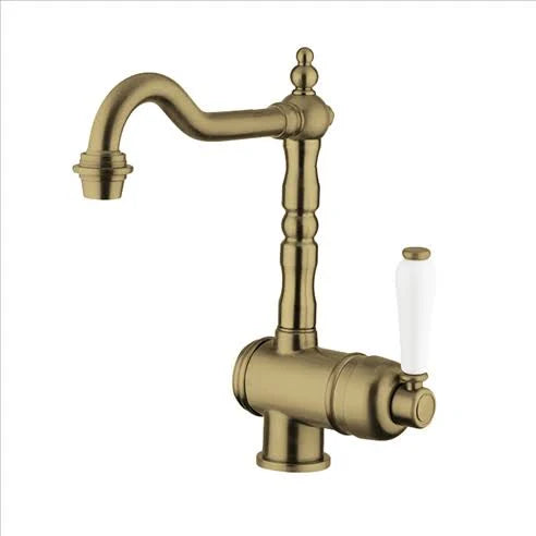 Armando Vicario Provincial Single Lever Basin Mixer - Brushed Bronze