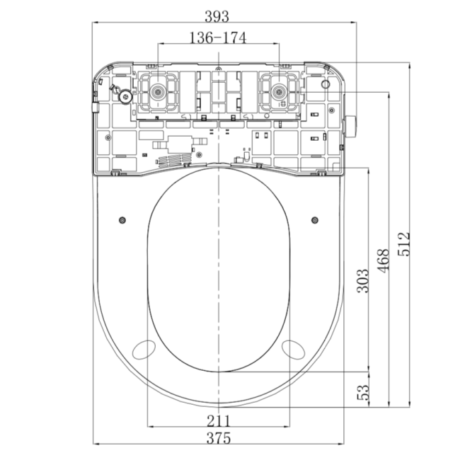 Gallaria Lotous Electric Smart Bidet Toilet Seat
