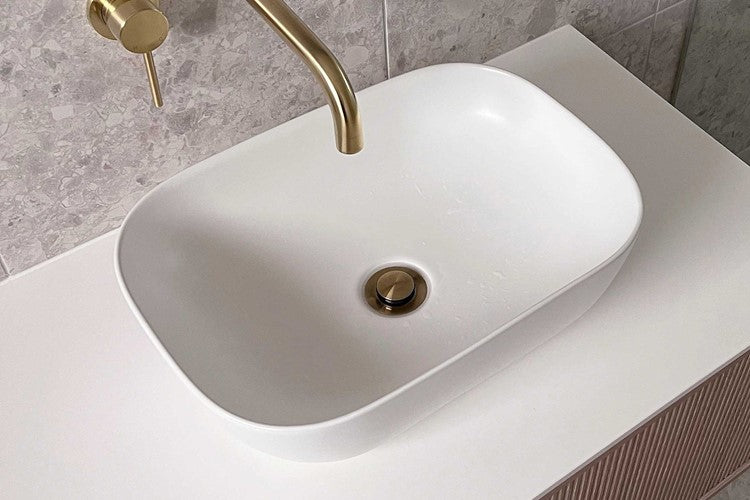 ADP Stadium Above Counter Basin - Matte White