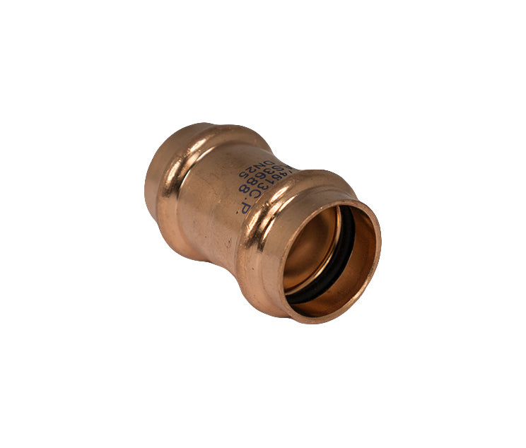 Copper Press Straight Coupling Water 20MM - Wellsons