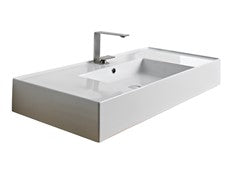 ADP Teorema Wall Center Hand Basin 1000mm - Gloss White
