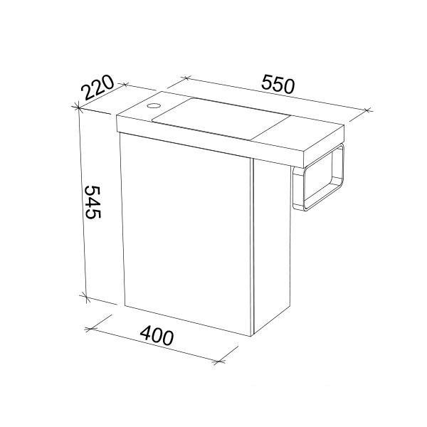 Timberline Oscar Wall Hung Vanity - Wellsons