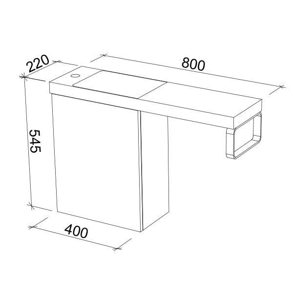 Timberline Oscar Wall Hung Vanity - Wellsons