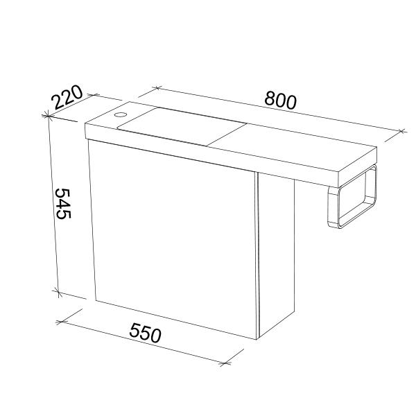 Timberline Oscar Wall Hung Vanity - Wellsons