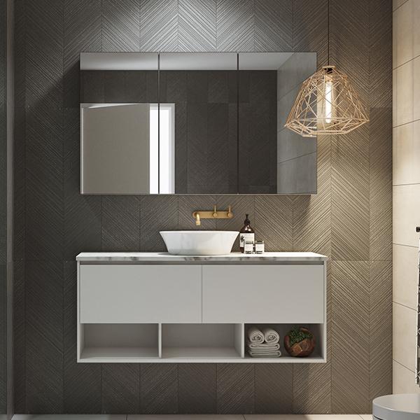 Timberline Kansas Wall Hung Vanity with Above Counter Basin - Wellsons