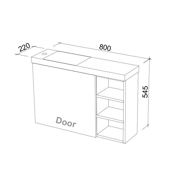 Timberline Eadie Wall Hung Vanity - Wellsons