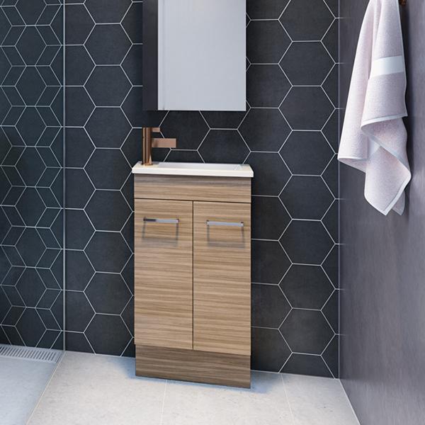 Timberline Ensuite Floor Standing Vanity with Acrylic Top - Wellsons
