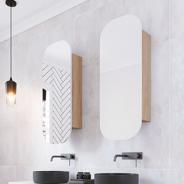 Timberline Jazz Arch Shaving Cabinet - Wellsons