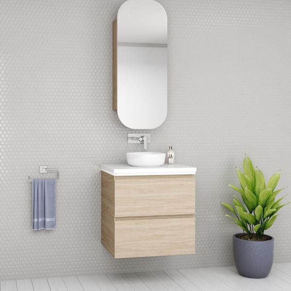 Timberline Oxbow Wall Hung Vanity with Basin - Wellsons