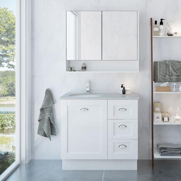 Timberline Victoria Floor Standing Vanity with Above Counter Basin - Wellsons
