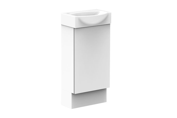 ADP Tiny Semi-Recessed Floor Standing Vanity 400mm - Wellsons