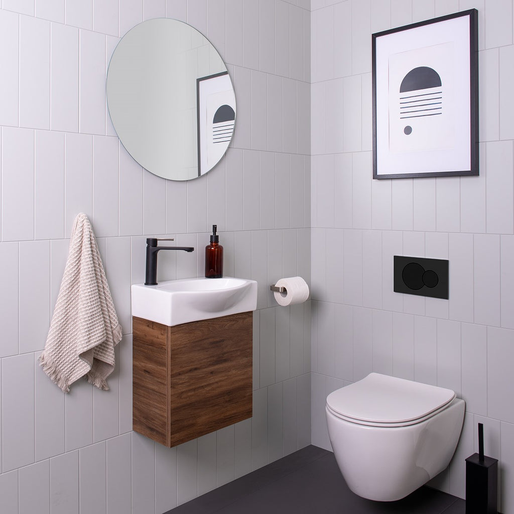 ADP Tiny Semi-Recessed Wall Hung Vanity 400mm - Wellsons