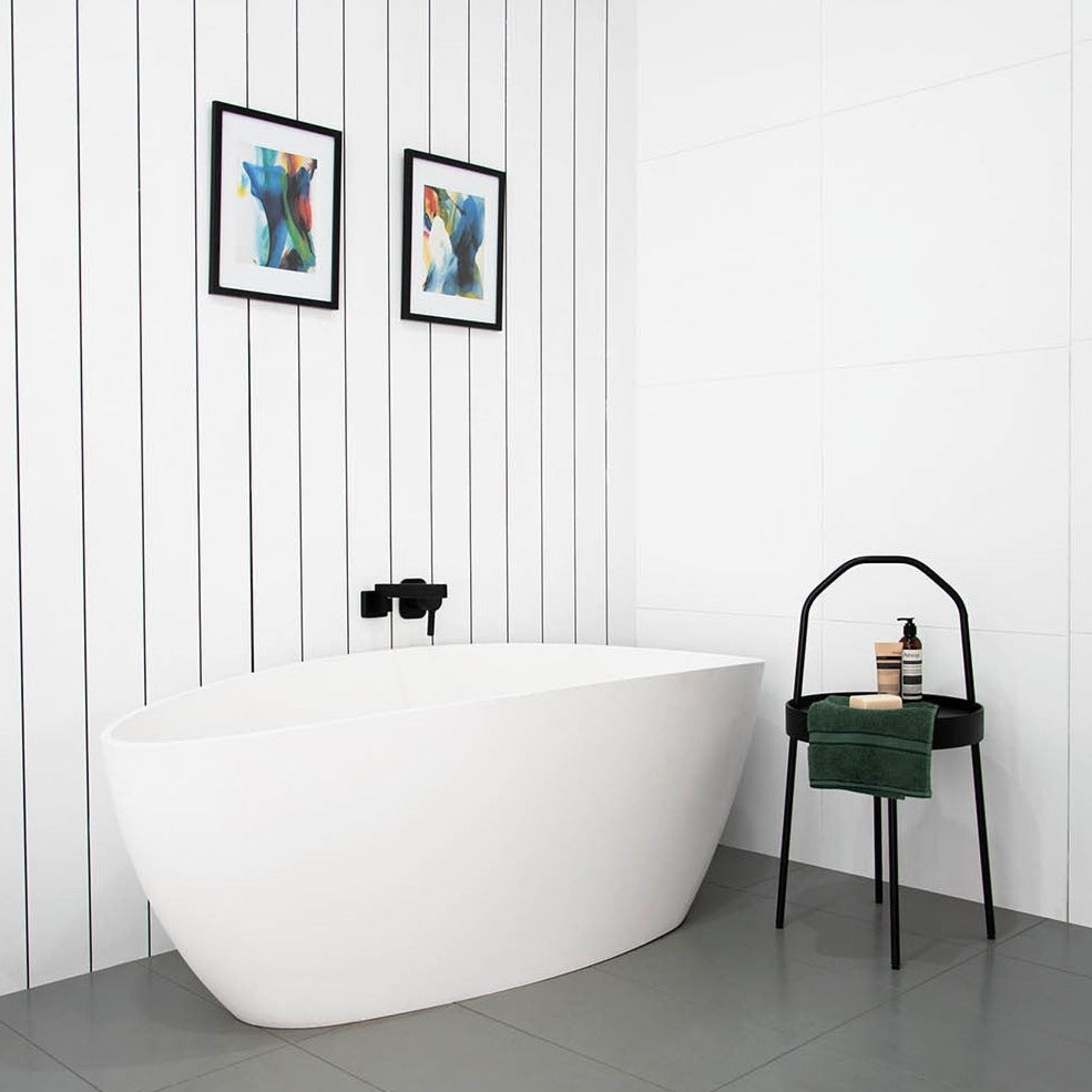 ADP Tranquil Freestanding Bath 1560mm - Gloss White - Wellsons