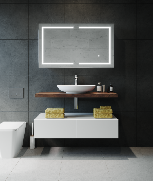 Remer Vera Frontlit LED Demister Mirror