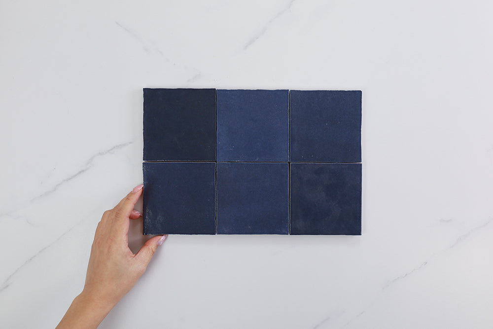 Milan China Semi Gloss Small Square Tile