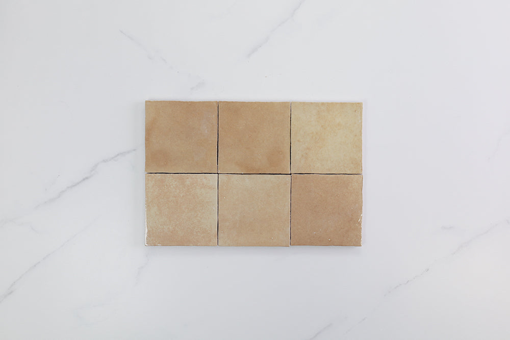 Milan Cammello Semi Gloss Small Square Tile