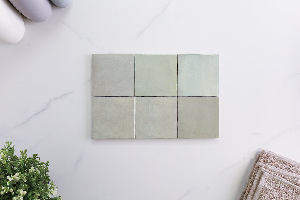 Milan Turchese Semi Gloss Small Square Tile