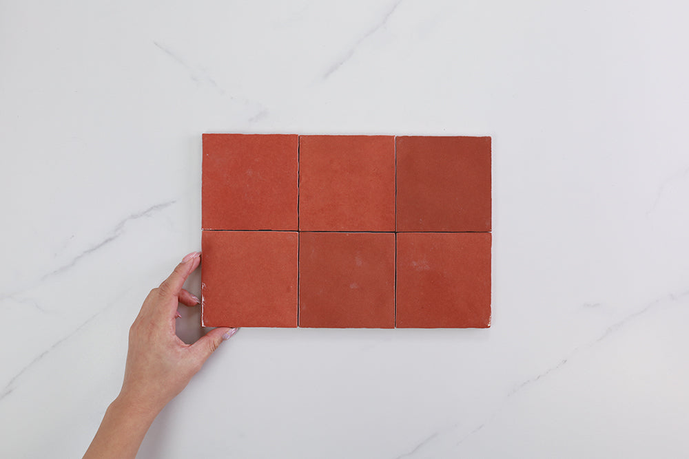 Milan Corallo Semi Gloss Small Square Tile