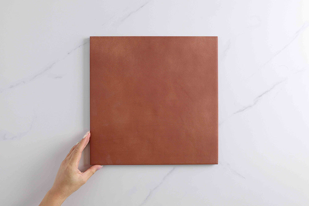 Carbo Dark Terracotta Look Matt Tile
