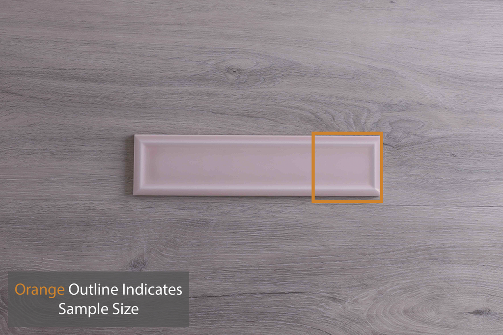 Tribeca Pink Gloss Bevelled Subway Tile